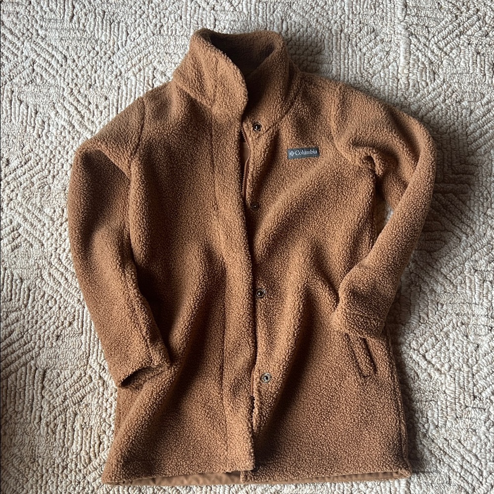 Columbia Tan Teddy Coat